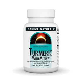 Source Naturals Curcuma avec Meriva 500mg comprimés vue avant