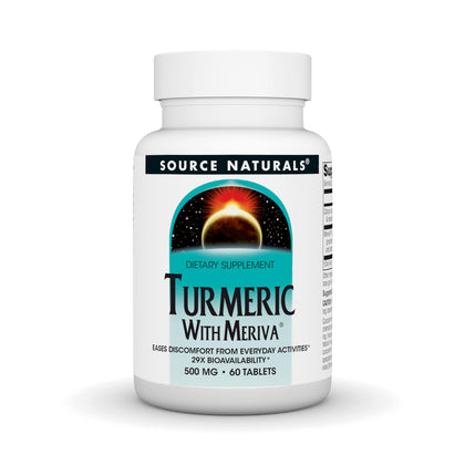 Source Naturals Curcuma avec Meriva 500mg comprimés vue avant
