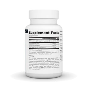 Source Naturals DIM 200mg comprimés végétariens avec étiquette proche
