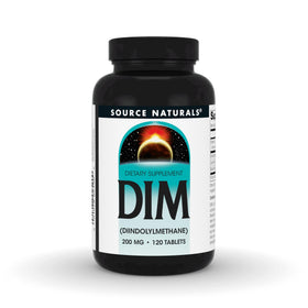 Source Naturals DIM 200mg comprimés vue de face