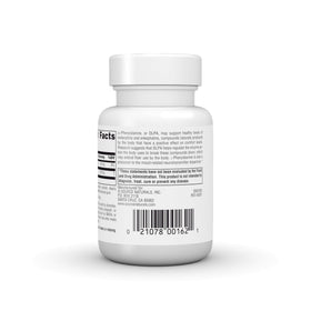 Source Naturals DLPA DL-Phenylalanine 375mg comprimés en gros plan