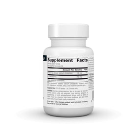 Source Naturals DLPA DL-Phenylalanine 375mg comprimés sur une table