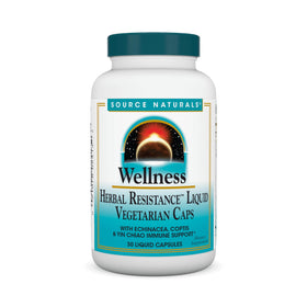 Source Naturals Echinacea 30 capsules végétariennes, vue de face
