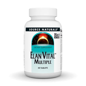 Source Naturals Elan Vital Multivitamines 60 comprimés vue de face