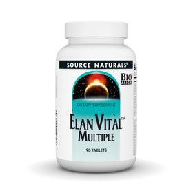 Source Naturals Elan Vital Multivitamines 90 comprimés vue de face