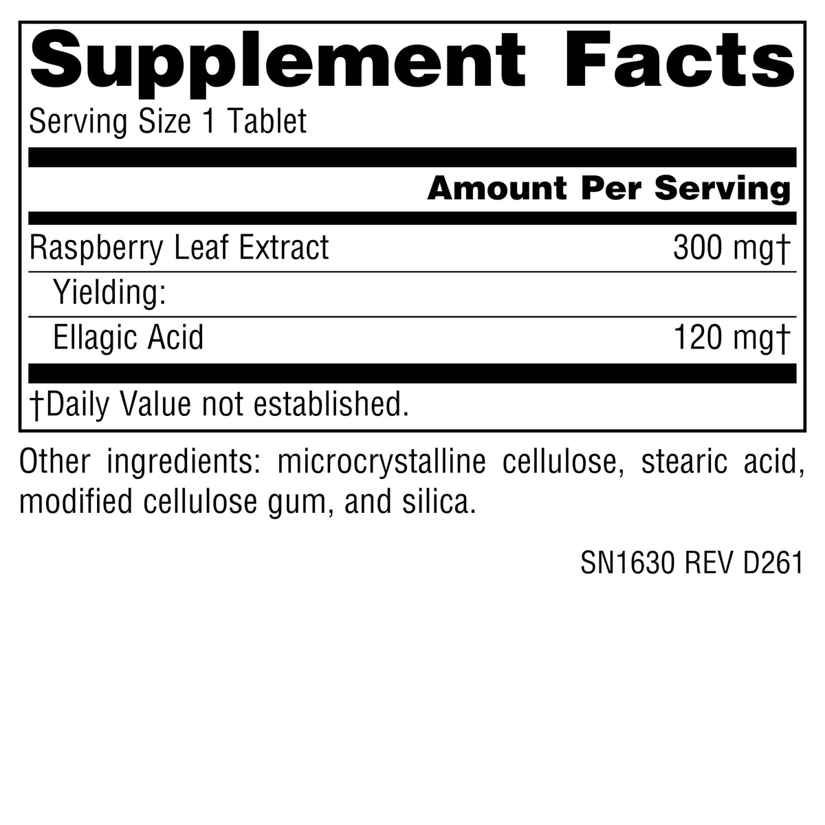 Source Naturals Ellagic Active 300mg comprimés sur fond blanc