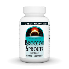 Source Naturals Extrait de Germes de Brocoli 250 mg - 120 Comprimés vue de face