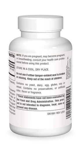 Source Naturals Extrait de Pépin de Raisin 200 mg capsules ouvertes