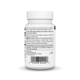 Source Naturals Ferrochel comprimés vegan sur fond blanc