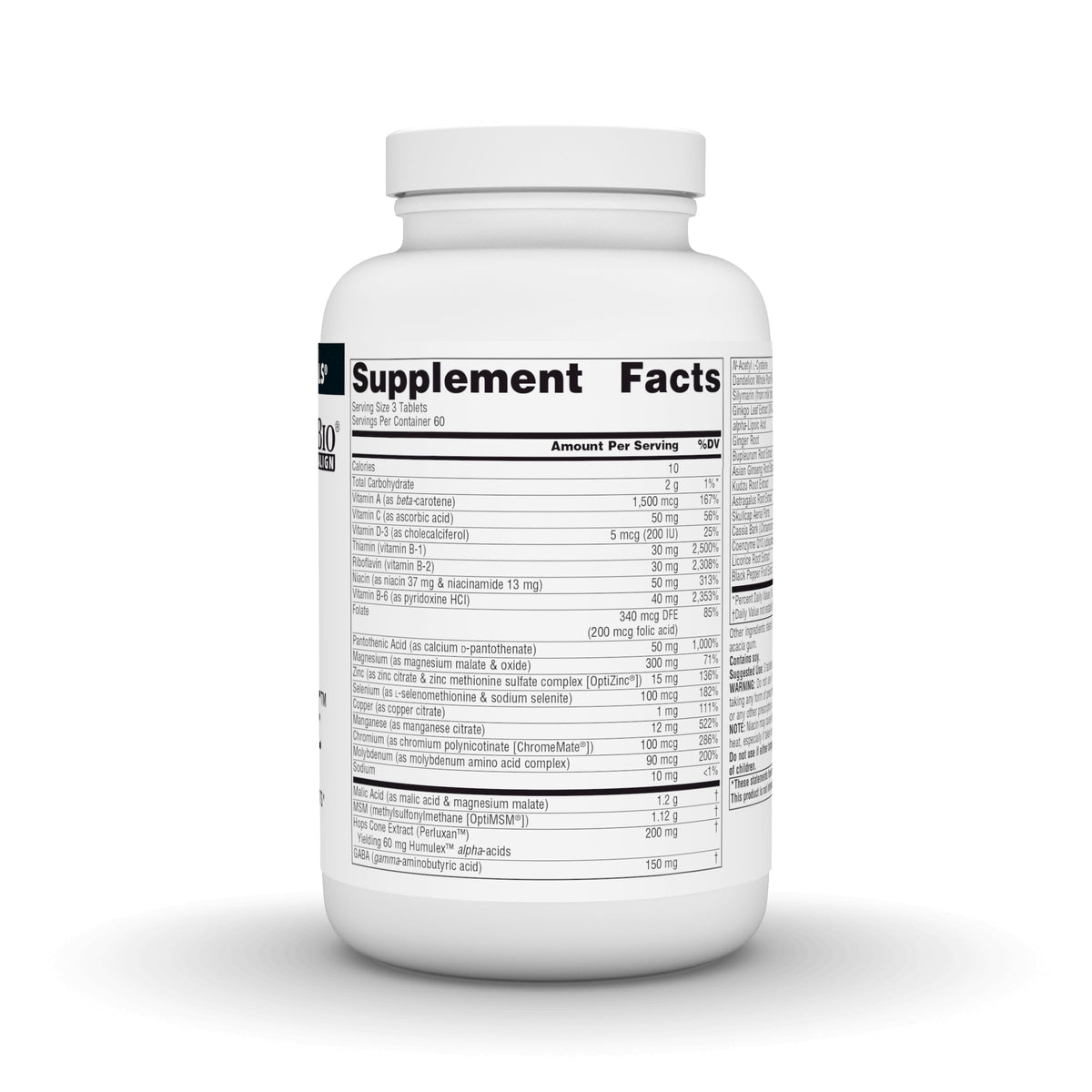 Source Naturals Fibro-Response 180 comprimés sur fond blanc