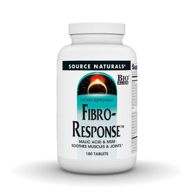 Source Naturals Fibro-Response 180 comprimés vue de face avec étiquette