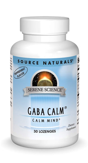 Source Naturals GABA Calm Mind 30 comprimés en boîte