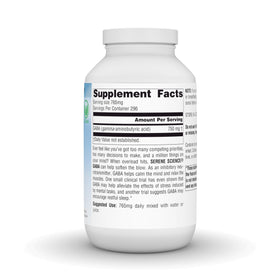 Source Naturals GABA Poudre 750 mg 272g avec cuillère doseuse