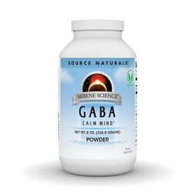 Source Naturals GABA Poudre 750 mg 272g vue de face