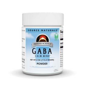 Source Naturals GABA Poudre Végane 295g vue de face