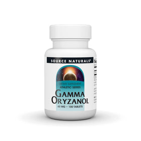 Source Naturals Gamma Oryzanol 60 mg 100 comprimés vue de face