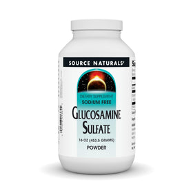 Source Naturals Glucosamine Sulfate 522g devant emballage