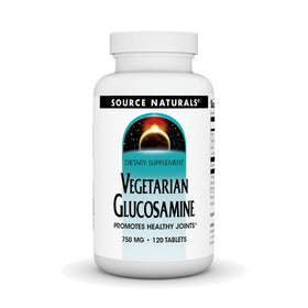 Source Naturals Glucosamine Végétarien 750 mg 120 comprimés vue avant