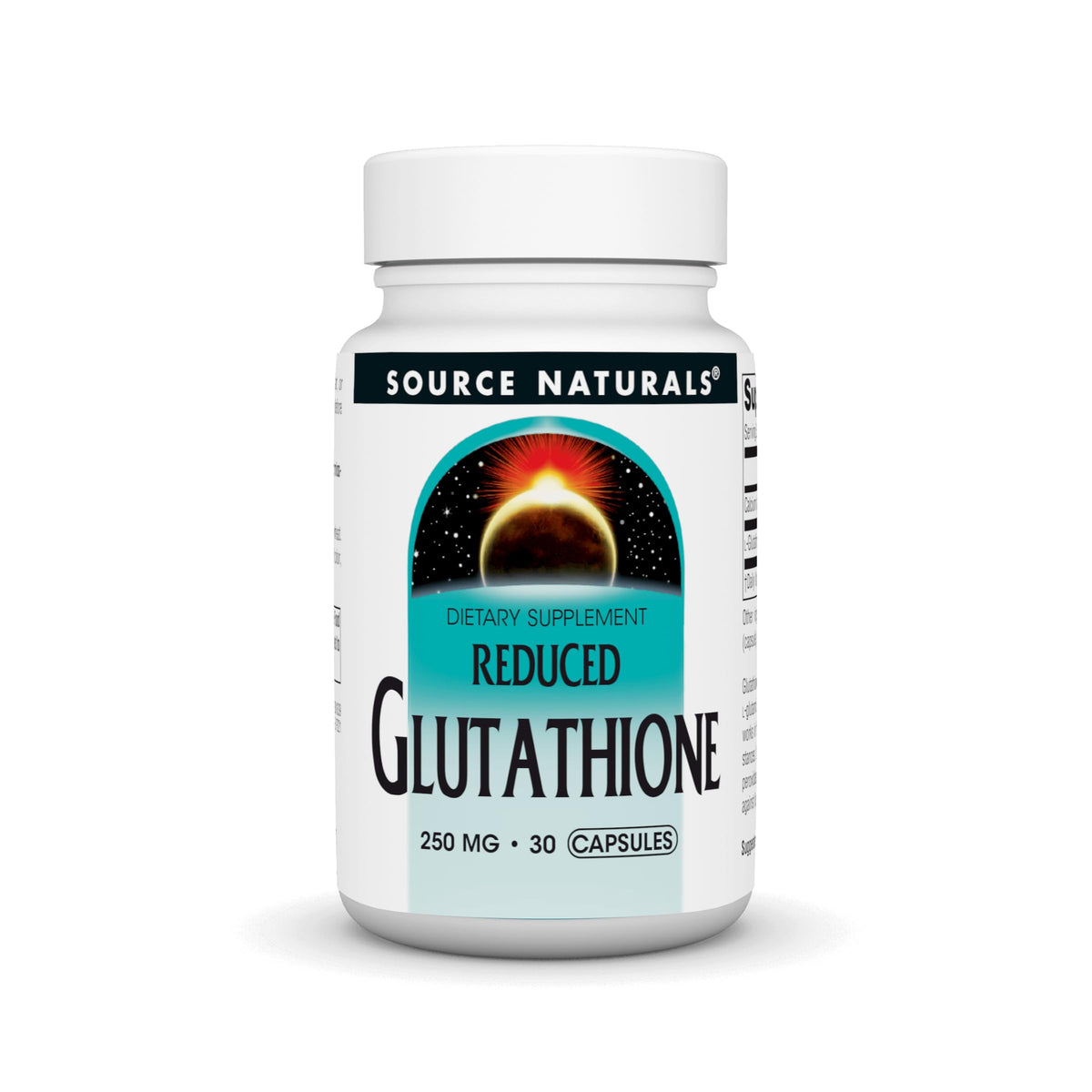 Source Naturals Glutathione Réduit 250 mg boîte avant vue