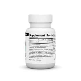 Source Naturals Glutathione Réduit 50 mg comprimés sur une table