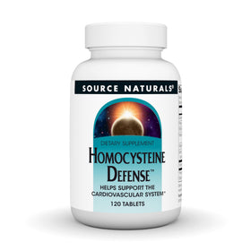 Source Naturals Homocysteine Defense 120 tablettes vue avant du produit