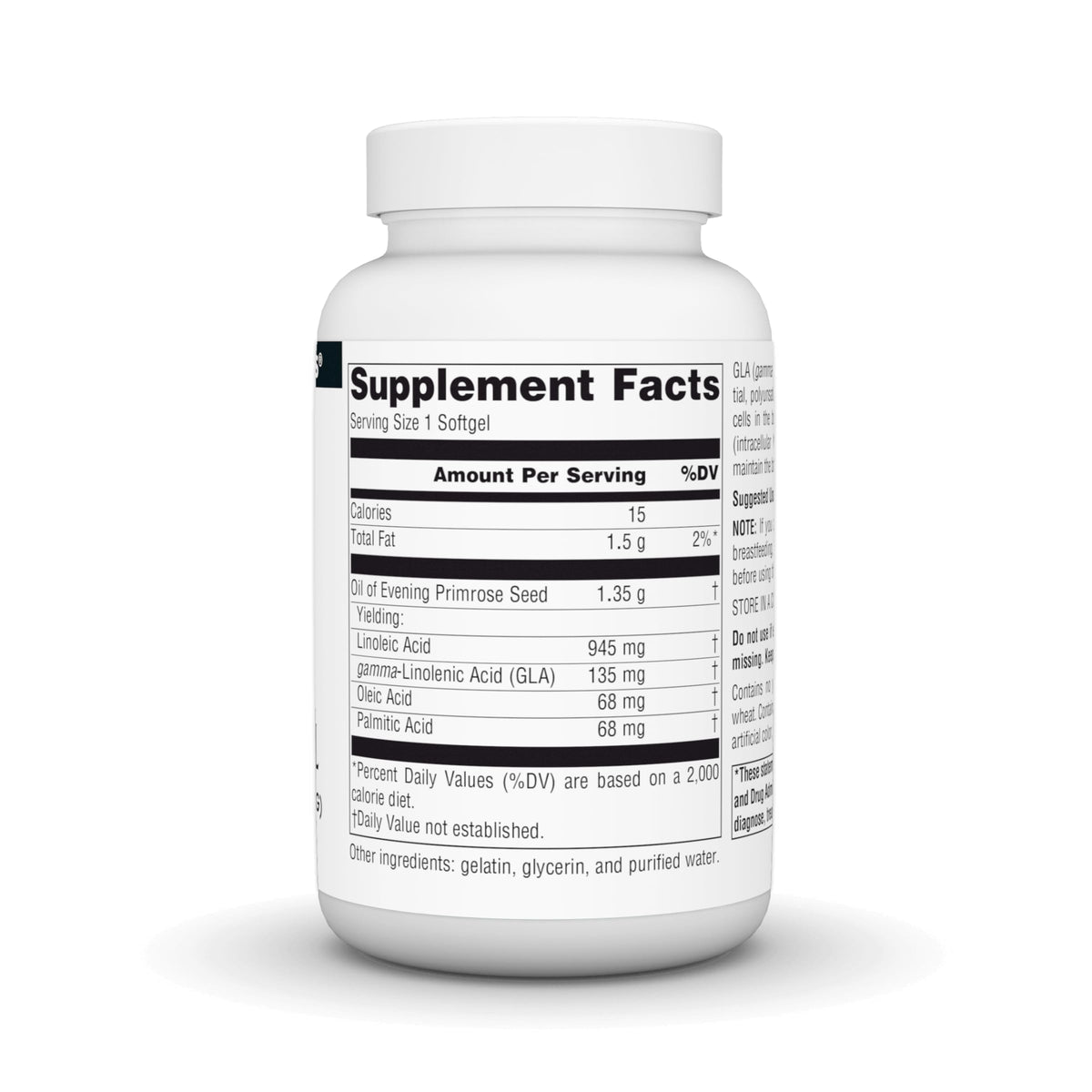 Source Naturals Huile de Bourrache 1350 mg gélules molles côté