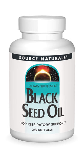 Source Naturals Huile de Graine de Cumin Noir 240 gélules - vue avant