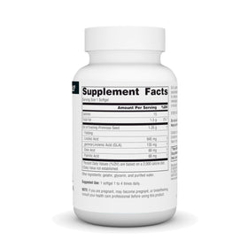 Source Naturals Huile de Onagre 1350 mg gélules molles arrière
