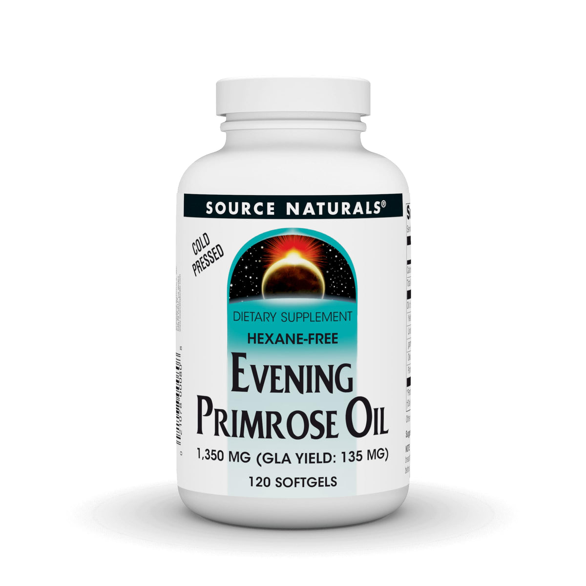 Source Naturals Huile de Onagre 1350 mg gélules molles avant