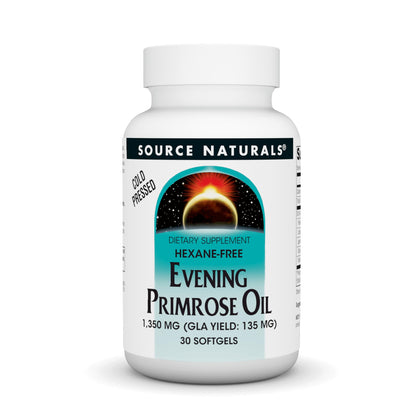 Source Naturals Huile de Onagre 1350 mg gélules molles avant