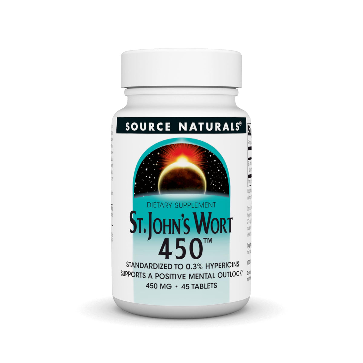 Source Naturals Hypericum Perforatum 450 mg comprimés vue de face