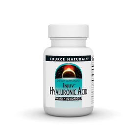Source Naturals Injuv Acide Hyaluronique 70mg 60 gélules molles vue avant