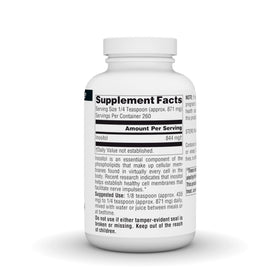 Source Naturals Inositol Pur 272g en poudre avec cuillère