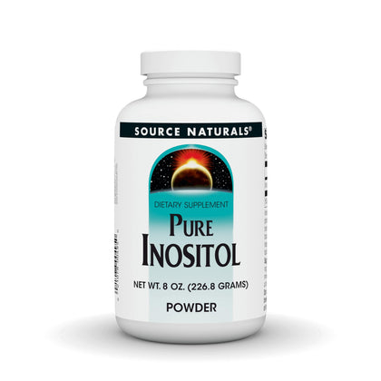 Source Naturals Inositol Pur 272g en poudre vue de face