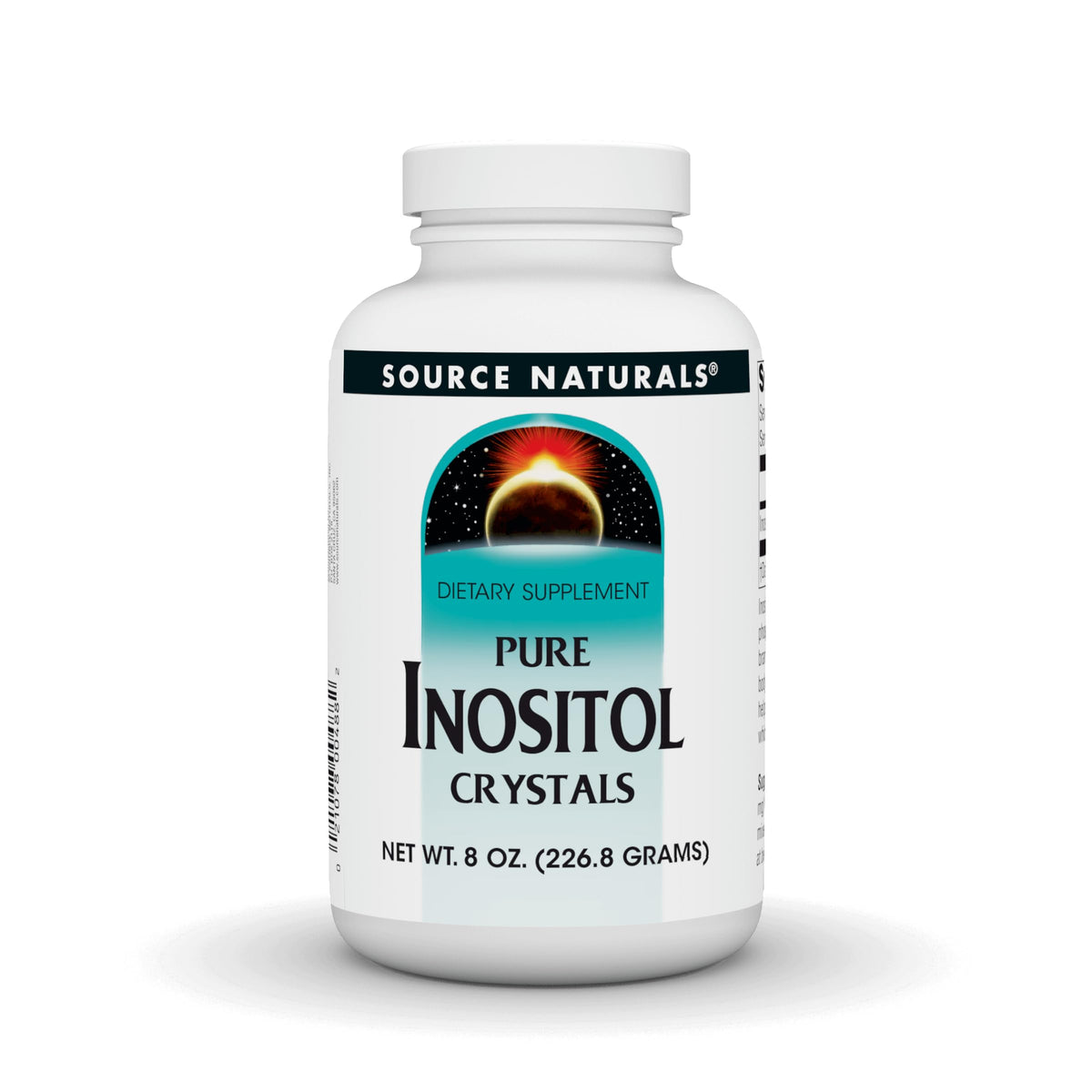 Source Naturals Inositol Pur 844 mg complément alimentaire 272 g vue de face