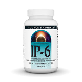 Source Naturals IP-6 Inositol Hexaphosphate 136g Poudre vue avant