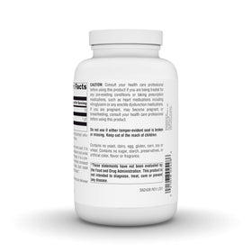 Source Naturals L-Arginine 1000 mg comprimés sur une table