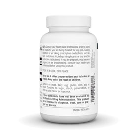 Source Naturals L-Arginine 500 mg gélules sur un fond blanc