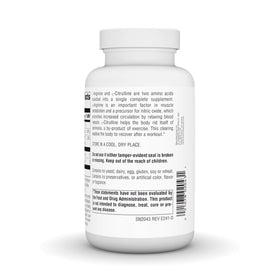 Source Naturals L-Arginine L-Citrulline Complex 120 comprimés côté droit