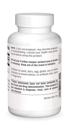 Source Naturals L-Glutamine capsules side view