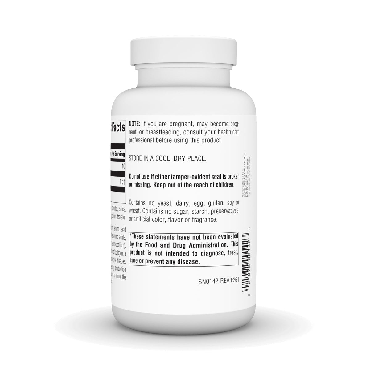 Source Naturals L-Lysine 1 000 mg tablette unique sur une cuillère