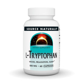 Source Naturals L-Tryptophan 500 mg 60 capsules vue de face