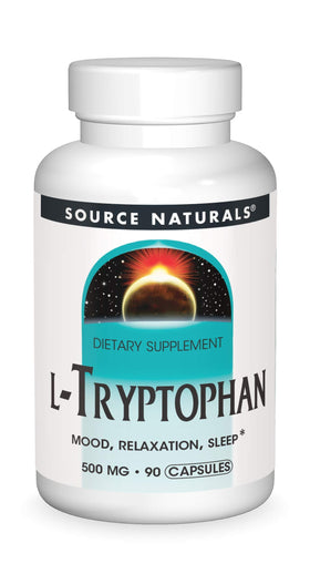 Source Naturals L-Tryptophan 500 mg 90 capsules vue avant