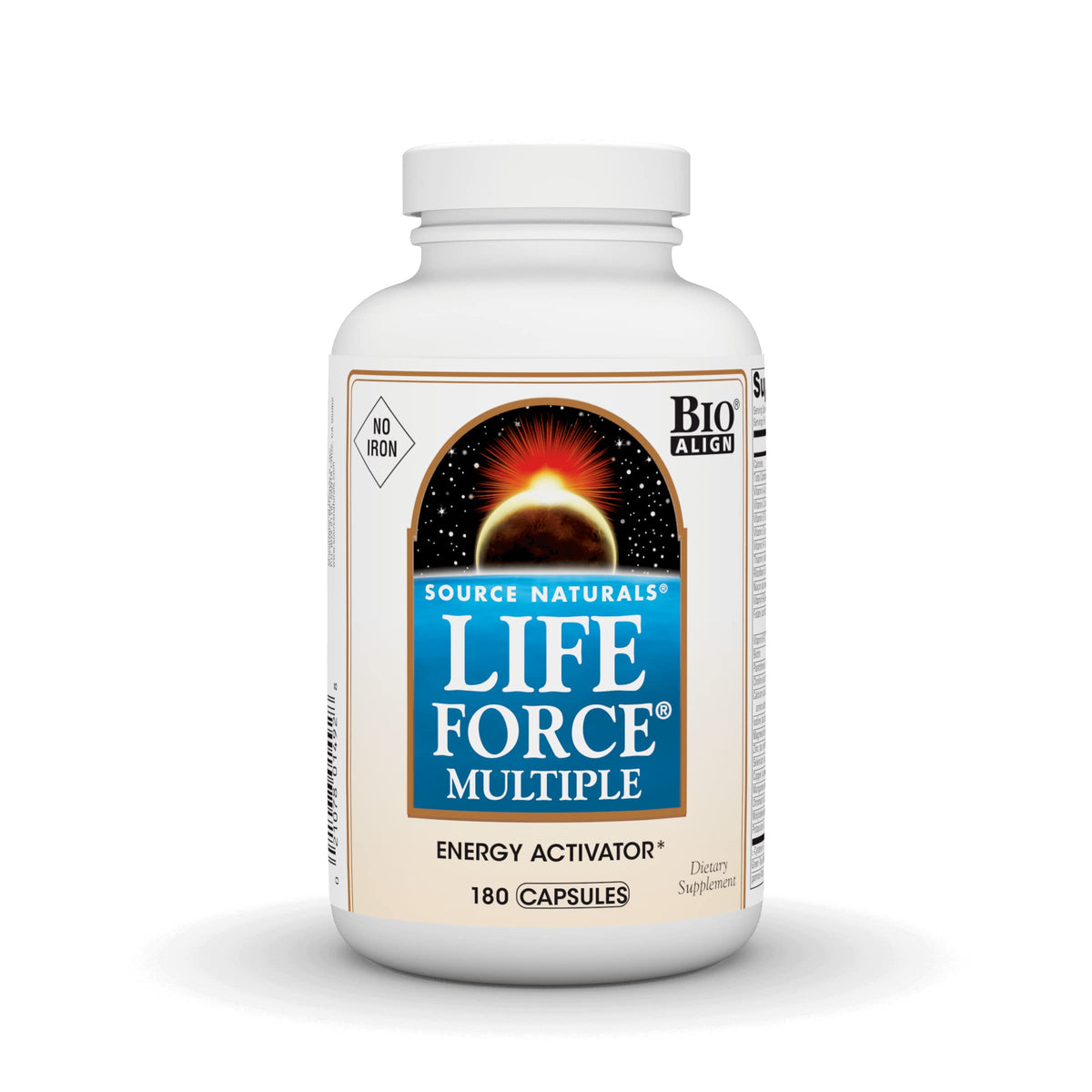Source Naturals Life Force Multiple 180 Capsules, vue avant