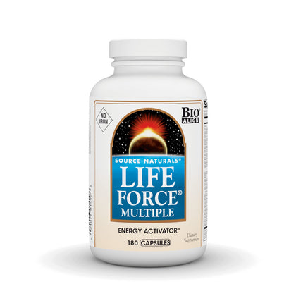 Source Naturals Life Force Multiple 180 Capsules, vue avant