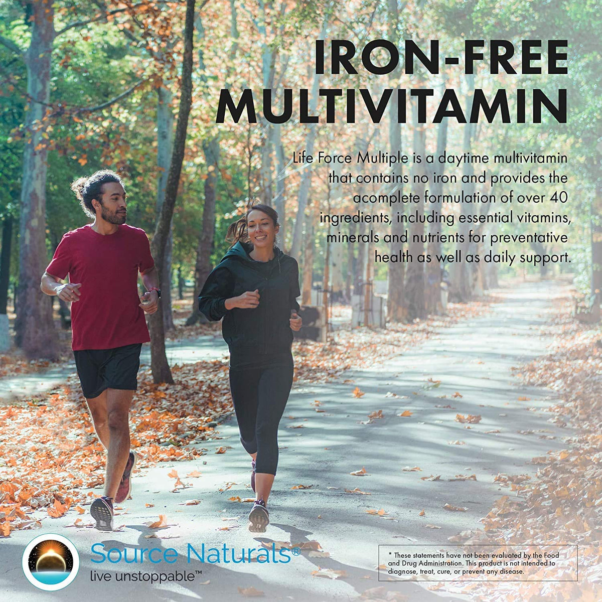 Source Naturals Life Force Multiple 180 capsules - vue de côté