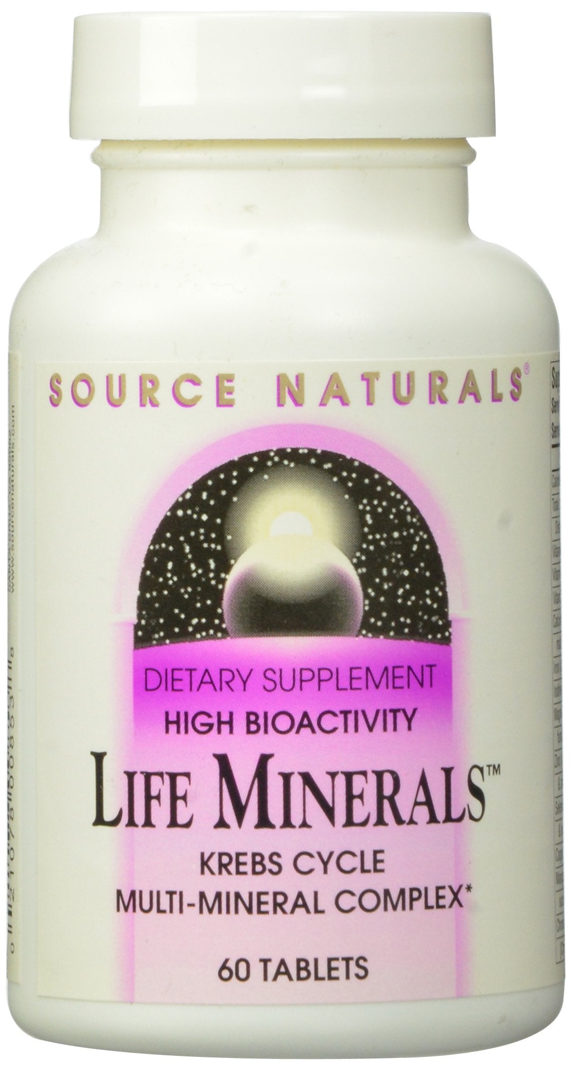 Source Naturals Life Minerals Complex Multi-Minéral 60 comprimés, vue de face