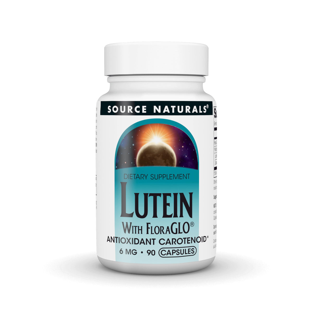 Source Naturals Lutein 6 mg capsules vue de face