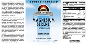 Source Naturals Magnesium Citrate 9oz powder scoop