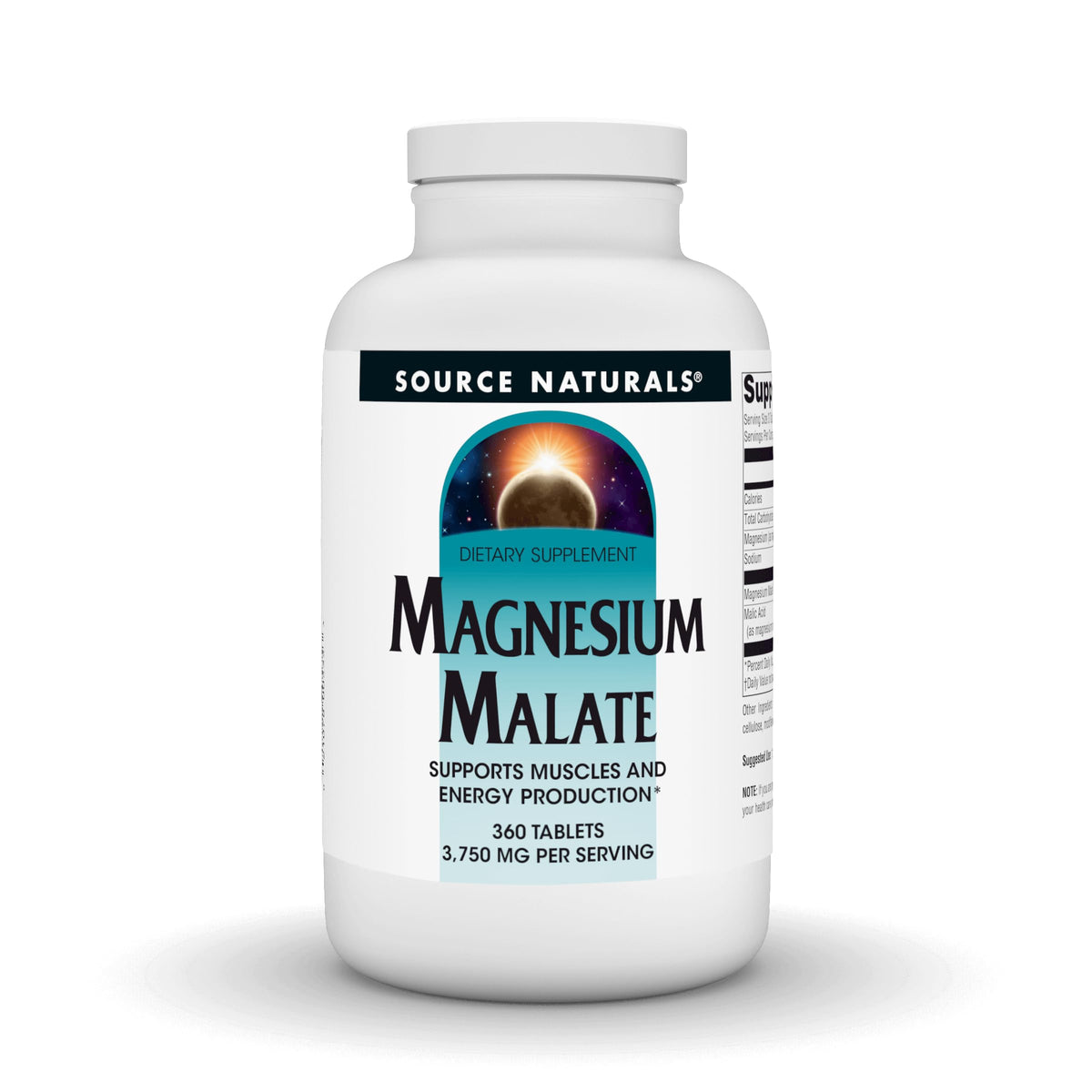 Source Naturals Magnesium Malate 3750 mg - avant de l'emballage